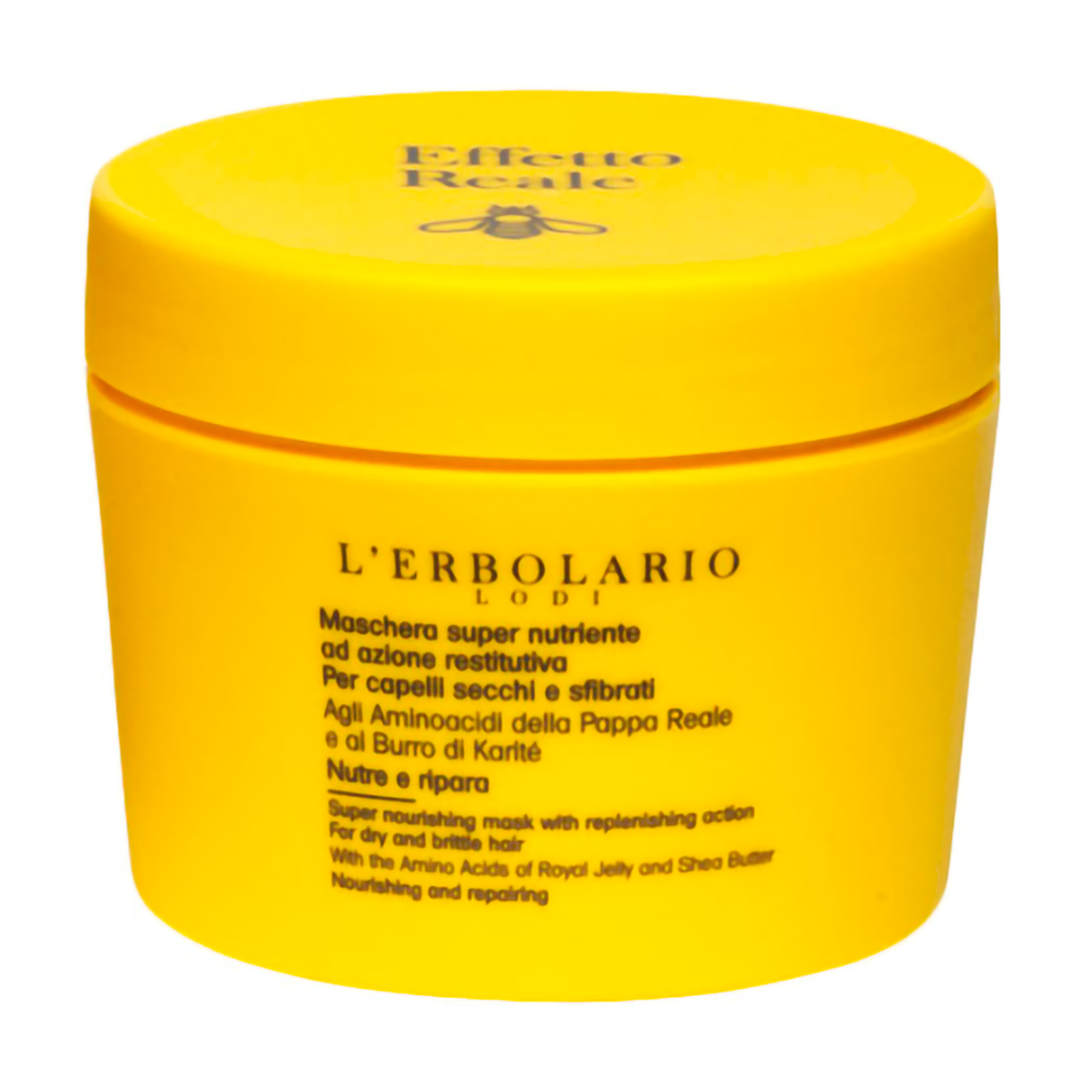 Уцінка! Маска для сухого та пошкодженого волосся L'Erbolario Effetto Reale Maschera Super Nutriente Інтенсивне живлення, 150 мл